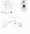 Part Location Diagram of 591696 Briggs and Stratton Cylinder Assembly